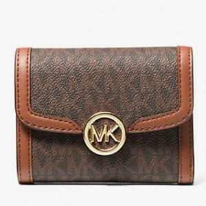 Michael Kors Leida Medium Signature Logo Wallet